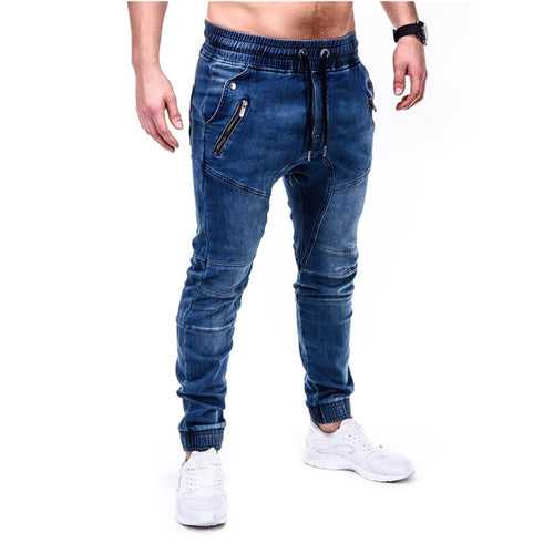 Men's jeans with a zipper The locomotive pants by BlackTree .