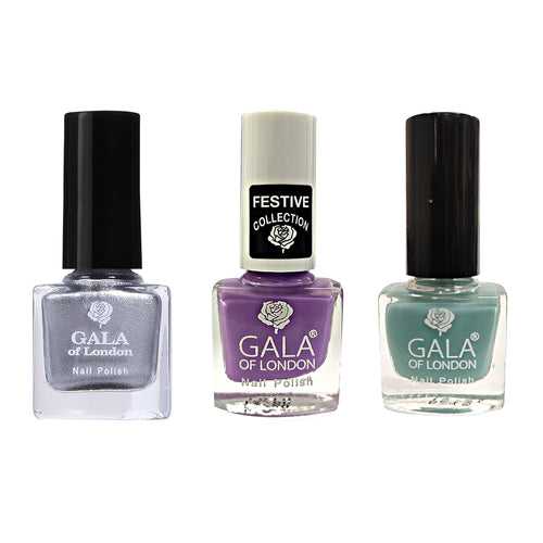 Gala of London Mini Nail Polish Combo 2 S18, S55, S69