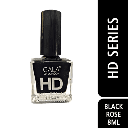 Gala of London HD Nail Polish- Black Rose -21