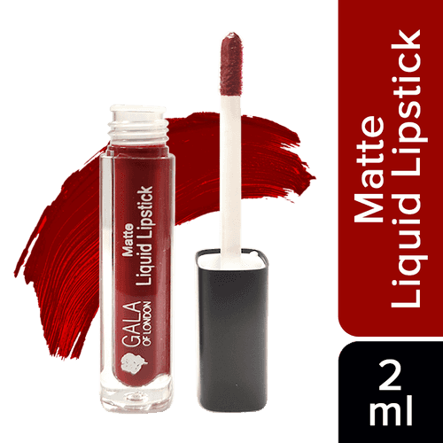 Matte Liquid Lipstick (Waterproof, Transfer Proof, Mask Proof, 12H Lasting) - 03 Bridal Maroon, 2ml