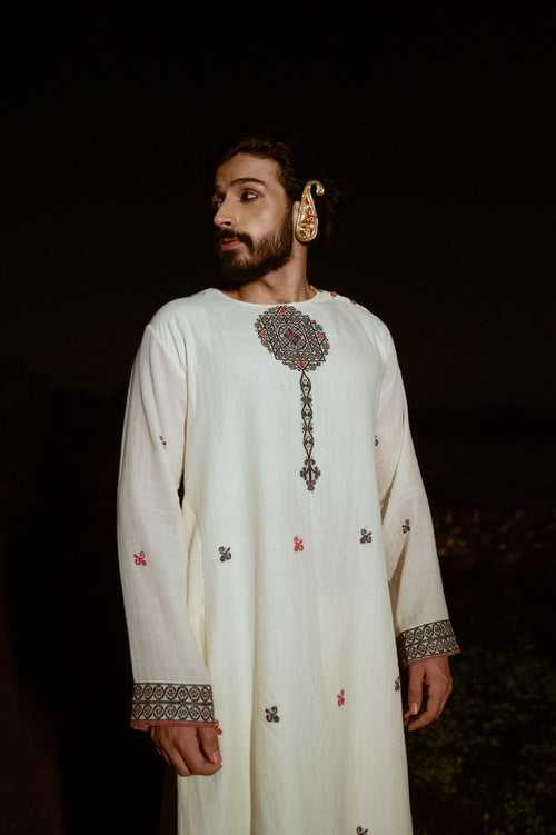 Handwoven Jamdani Men's Kurta