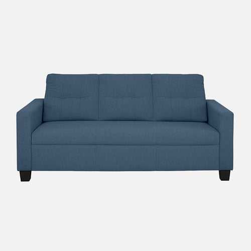 Ease Blue Fabric 3 Seater Sofa