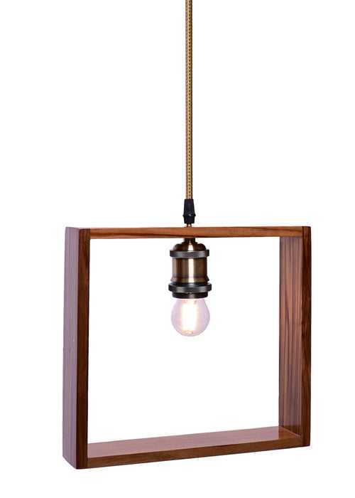 "The Weaver's Nest Rustic Teak Wood Hanging Light/Lamp, Pendant Light for Home Decor, Living Room, Bedroom, Study Room, Office, Hotels, Restaurants