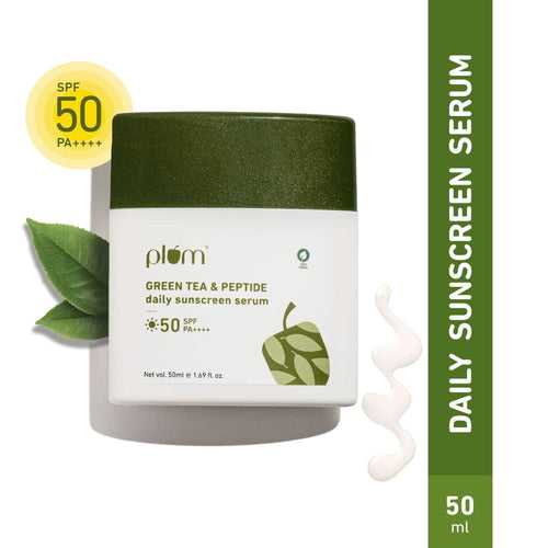 Green Tea & Peptide Sunscreen Serum| SPF 50 PA ++++