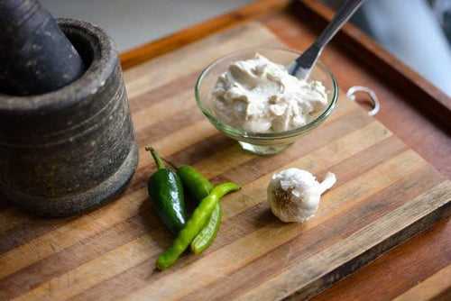 Roasted Garlic and Chili Cream Cheese | Rich & Delicious, Made with Freshly Pressed Tofu