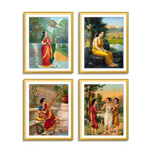 Raja Ravi Varma (Set of 4)