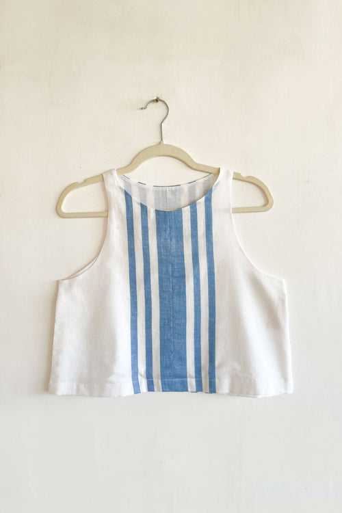 Penelope Top - Blue Stripe