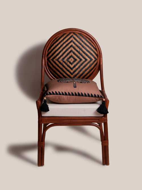 Africana Rattan & Wood Chair
