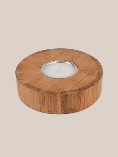 Teak Wood - Slice Candle | Soywax Candles