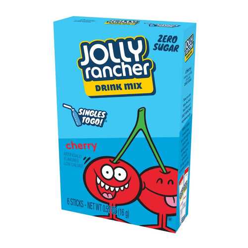 Jolly Rancher Singles To Go Cherry Drink Mix Sugar Free