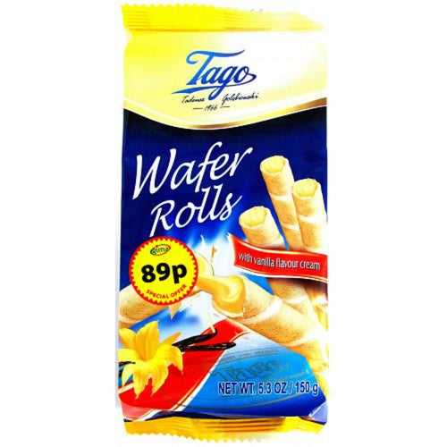 Tago Wafer Rolls Vanilla Cream