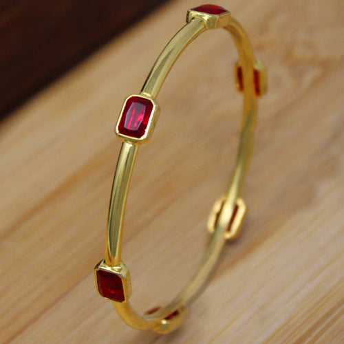 Red Stone Bangle