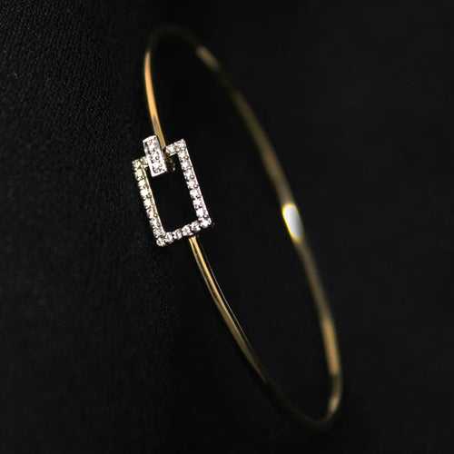 Rectangle Shape Diamond Bracelet