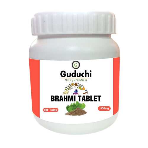 Brahmi Tablet | Sharpen memory | Improves concentration | Relieve Stress - 60 Tabs | 500mg