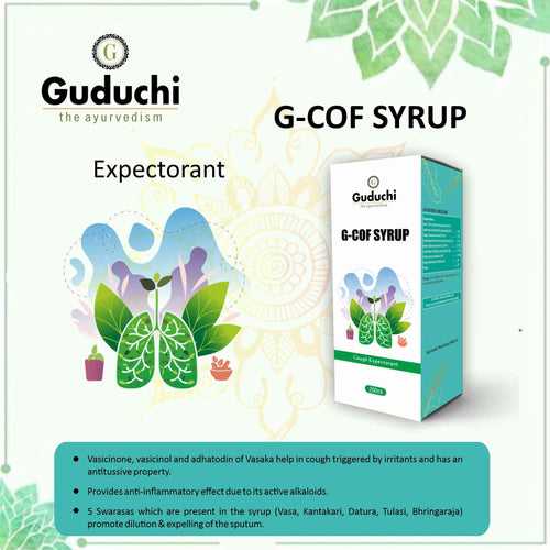 G-cof syrup| A remedy for Productive Cough| Reduces chest and nasal congestion
