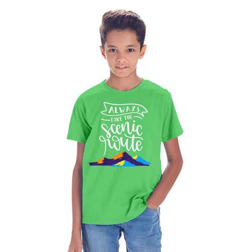 Always Take Scenic Route Matching Tees For Family