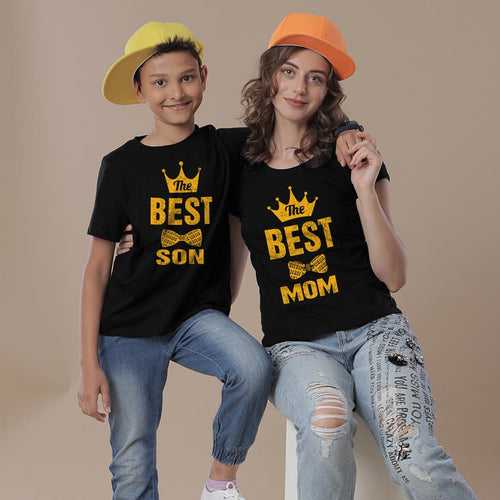 Crown, Mom And Son Matching Tees