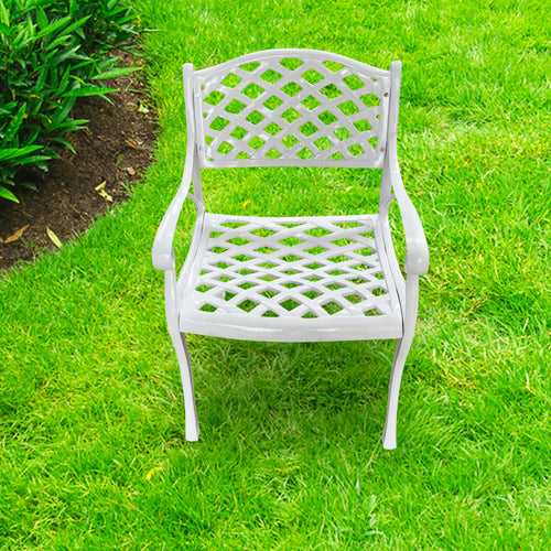 Ferri Cast Aluminium Garden Patio Single Seater Chair