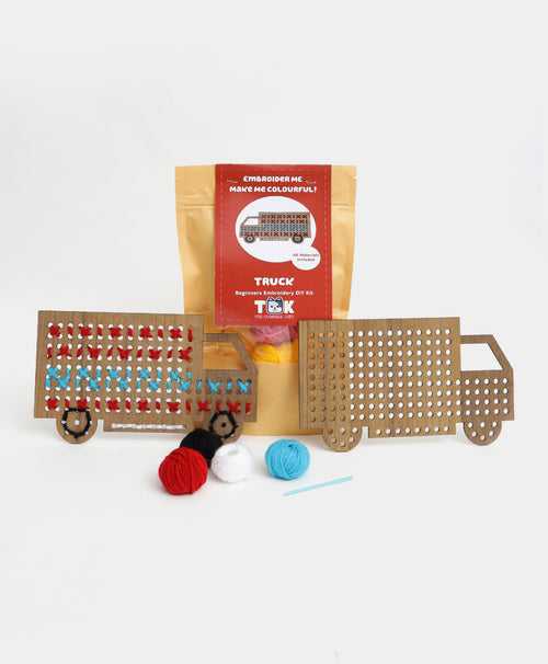 DIY Embroidery Kit for Beginners - Truck