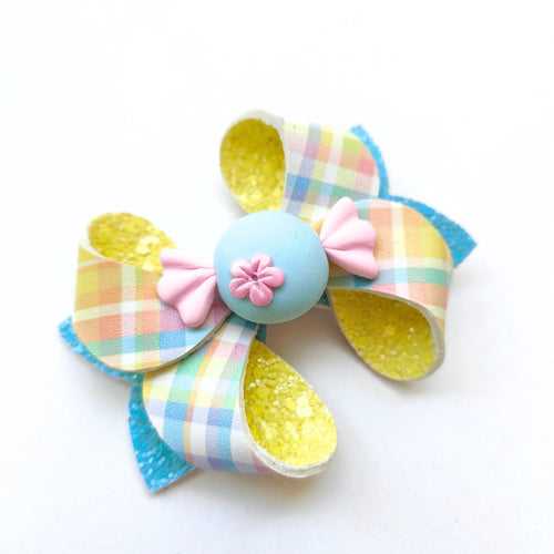 Blue Hard Candy Bow