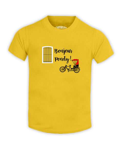 Juniors - Bonjour Pondy T-Shirt - Lemon Yellow