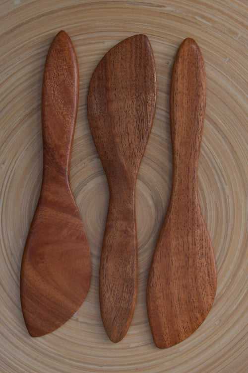 Neem Wood Butter Knife - Set of 3