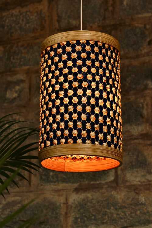 Mahe Pineapple Lampshade - Blue