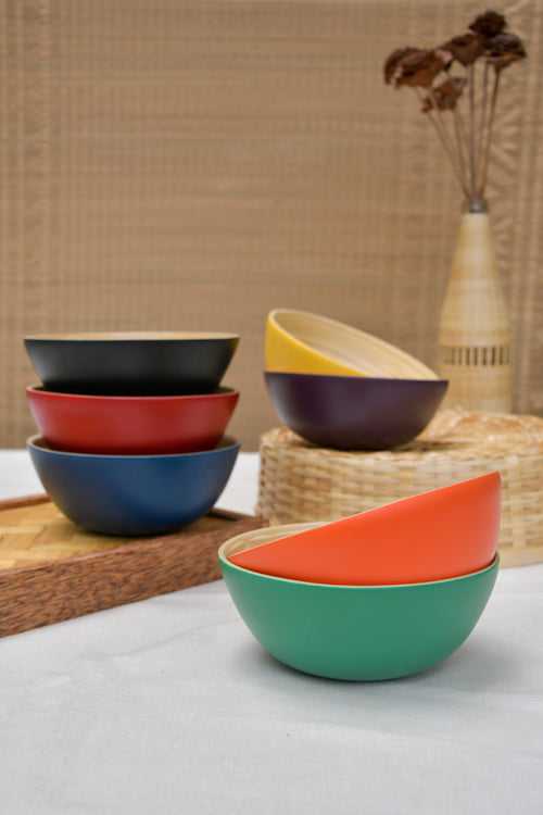 Bamboo Bowl S Combos in Solid Colours