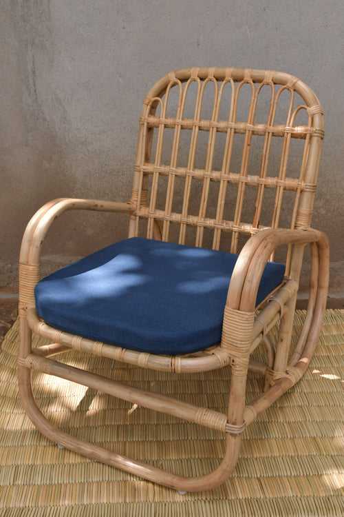 Mikael Rattan Lounge Chair
