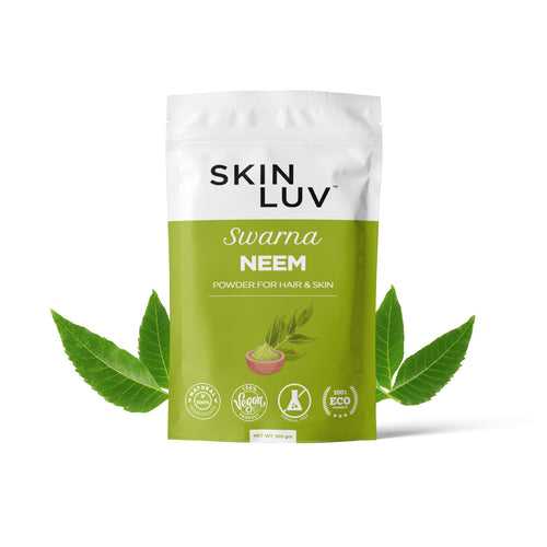 SKINLUV Swarna Neem Powder For Hair & Skin, 100% Pure & Natural, Vegan, Chemical Free 100gm