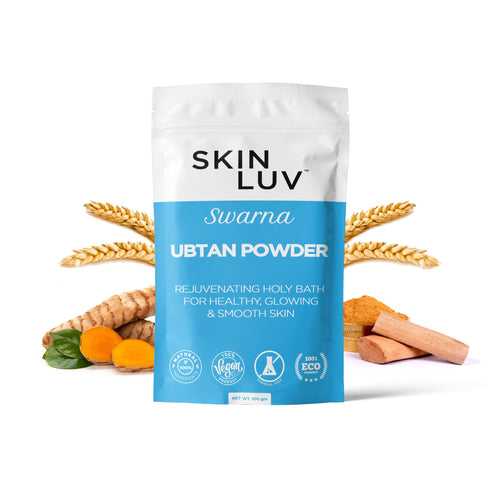 SKINLUV Swarna Ubtan Powder For Face Pack, 100% Pure & Natural, Vegan, Chemical Free 100gm