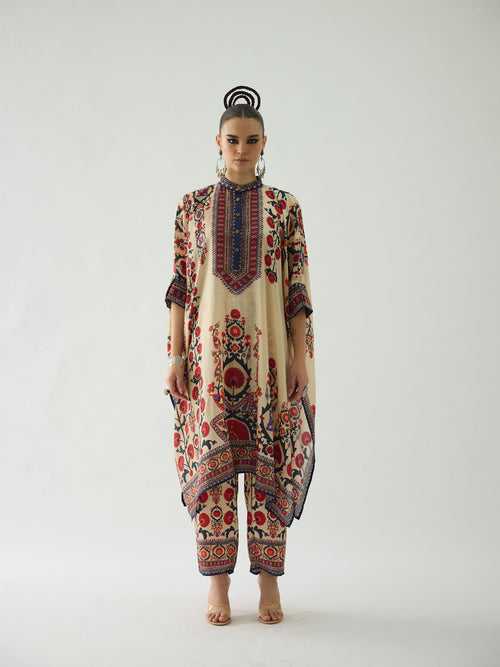 Bukhara Rust Chantelle Tunic Set