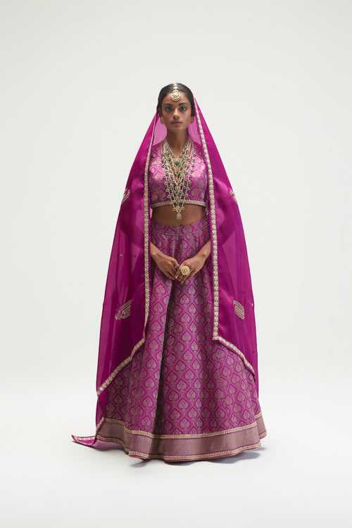 SUMER AMETHYST LEHENGA SET