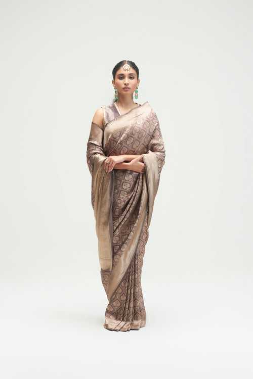 SUMER MUD BROWN SAREE