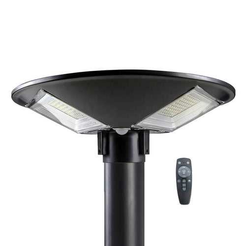 Hardoll 300W Solar UFO Light for Home Garden LED Lamp Waterproof Outdoor Lantern Lamp(Cool White)(Pole not included)