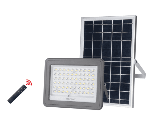 Hardoll 100W Solar Flood Light LED Outdoor for Lamp for Home Garden Waterproof(Cool White-Pack of 1) Refurbished