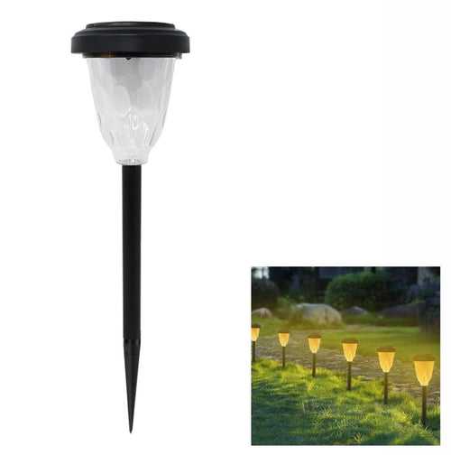 Hardoll LED Home Solar Spike Lights for Outdoor Garden Waterproof Pathway Lamp Decoration(Pack of 1-Warm White)