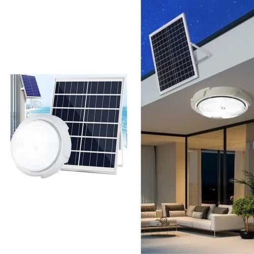 Hardoll 60W Solar Light Outdoor LED Waterproof Garden Indoor Ceiling Lamp (Refurbished)