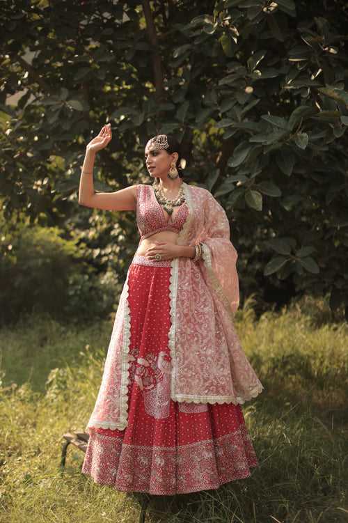 SINDOORI LEHENGA