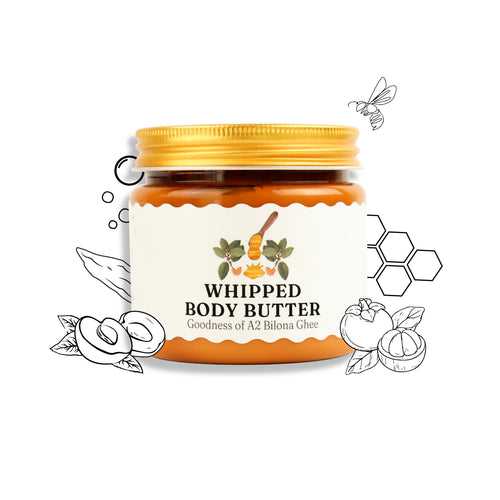 Dromen & Co Whipped Body Butter | Goodness of A2 Bilona Ghee |  200g