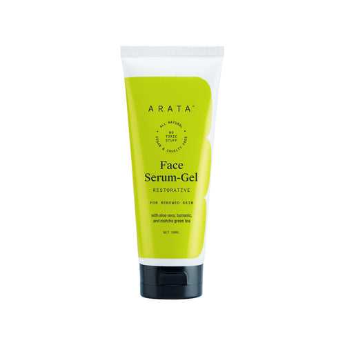 Arata Natural Hydrating Face Serum Gel For Combination To Oily Skin | All-Natural, Vegan & Cruelty-Free | Restores & Renew Skin's Natural Radiance 50ml