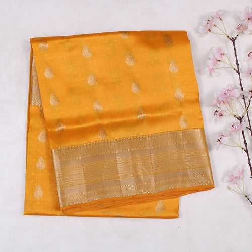 Yellow Soft Silk Saree