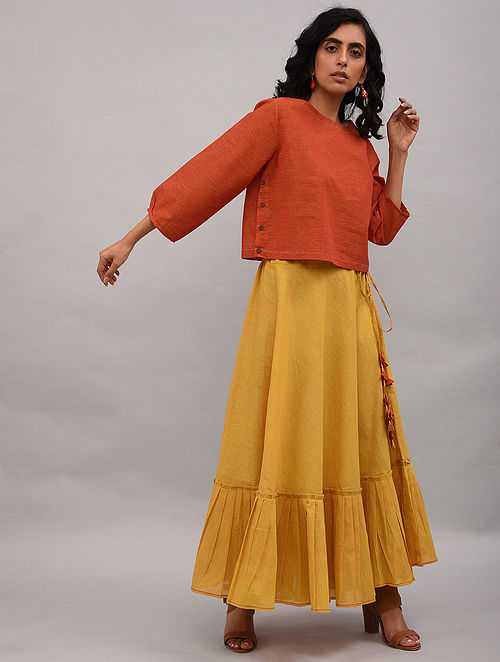 Yellow Cotton Skirt