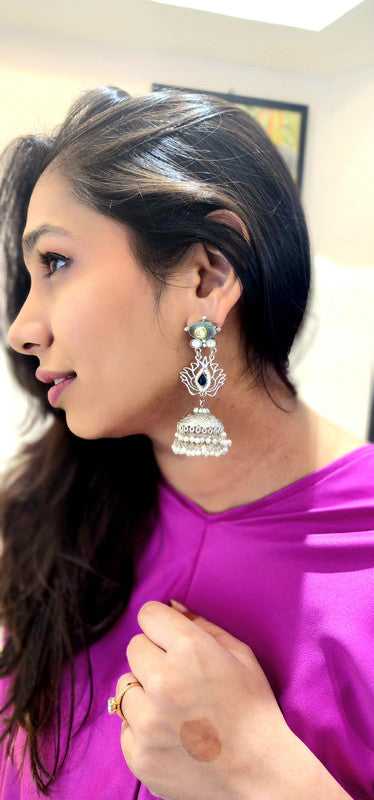 Long Earring With Jhumka