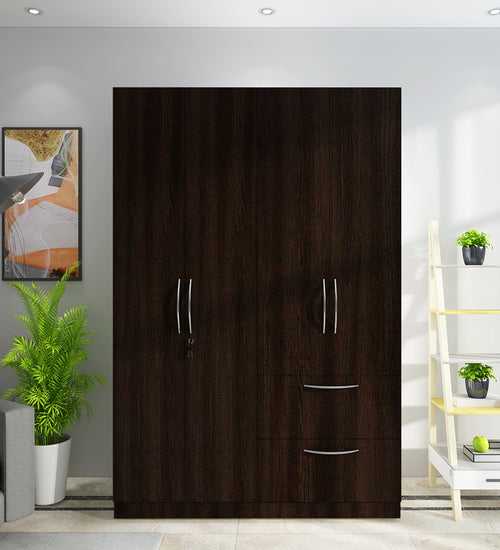 Cortina 4 Door Wardrobe - Wenge