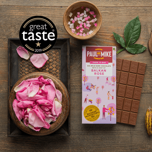 64% Dark Balkan Rose Chocolate