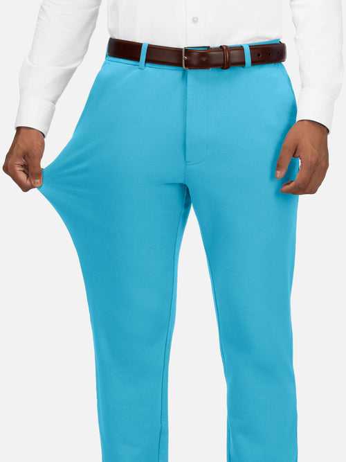Flexster Stretch Trousers | Morpho Blue