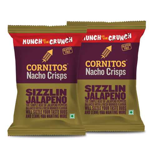 Cornitos Nacho Chips, Sizzlin Jalapeno, Munch on the Crunch 2 Pack Combo