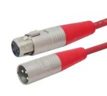 MX 3331B XLR 3 PIN MALE TO 3 PIN EXTENTION FEMALE XLR - 5 MTRS