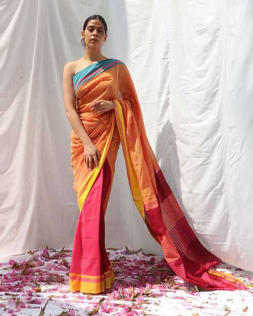 Her Kind Handwoven Cotton Saree - LIDD